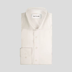 Signatur Performance-Hemd Off-White Slim