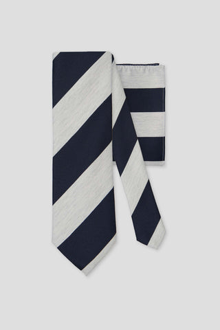 Slips & lommekluds pakke (Navy stribet) suitclub.dk