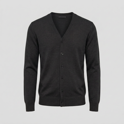 Sort merino cardigan
