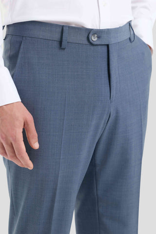 PREMIUM lyseblåt three-piece jakkesæt