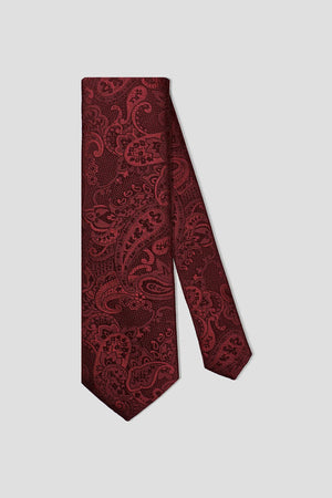 Rote Paisley-Krawatte