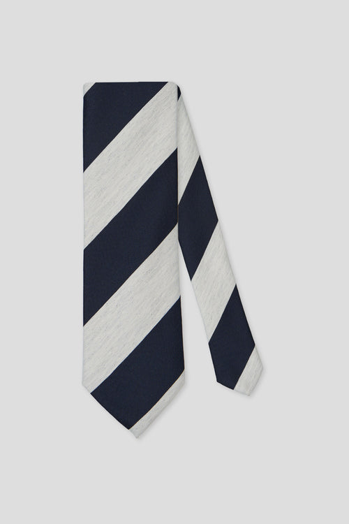 Navy stribet slips
